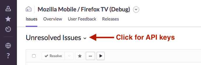 Where to click to download the DSN